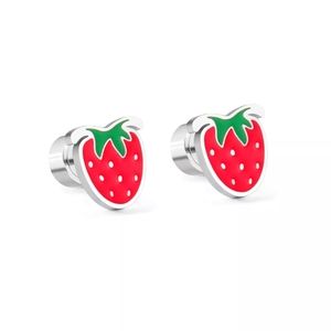 Strawberry Stainless Steel Stud Earrings